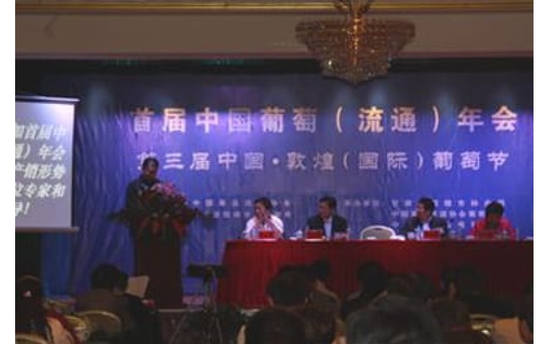 首屆中國葡萄（流通）年會(huì)暨全國葡萄產(chǎn)銷形勢分析會(huì)在敦煌隆重召開